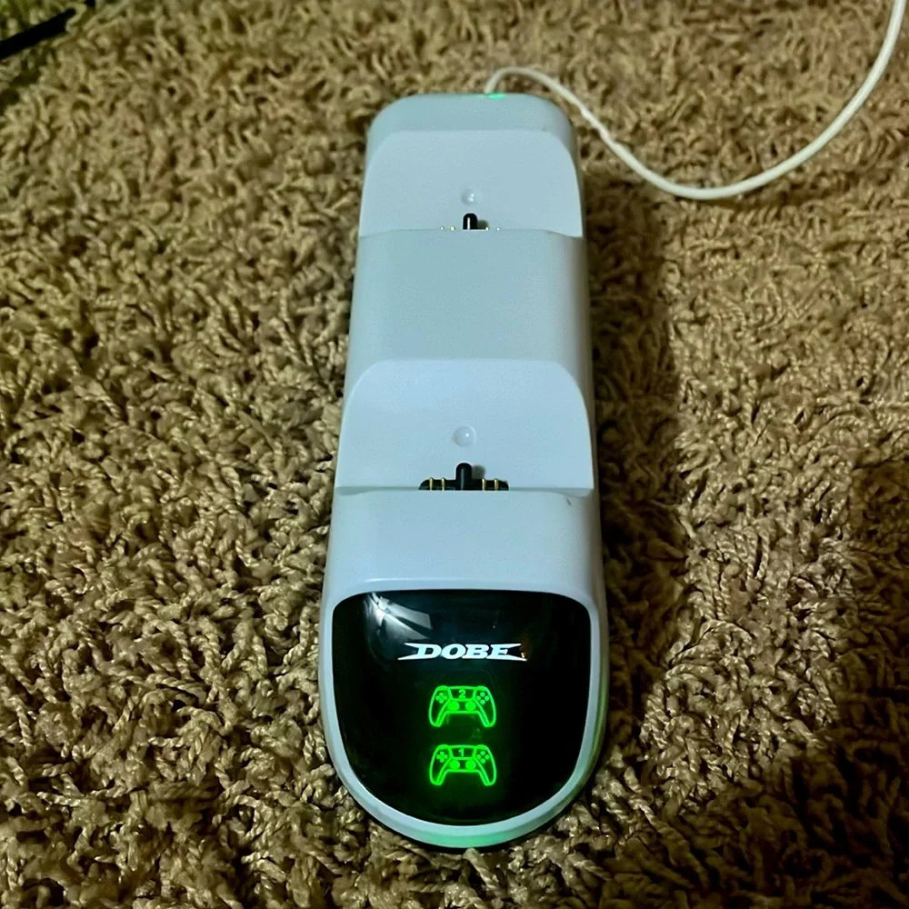 Dobe dual ps5 controller charging dock.